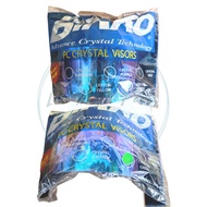 VISOR HELMET BIKKO SIANG MALAM CRYSTAL RED MERAH CRYSTAL GREEN HIJAU BIRU 3 BUTTON SGV 99 MS 88 MAGN