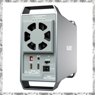 [I O J E]  10Gbps Dual Bay 3.5In External Hard Drive Enclosure with 4  Intelligent Temperature-Contr