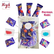 Permen Lolipop Permen Kaki Hot Pop Hot Hot Ball Pendekar Biru Mixed