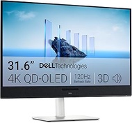 Dell S3225QC 32 Plus 4K QD-OLED Display – 31.5" (3840 x 2160) 120Hz 0.03ms Display, AI-Enhanced 3D S