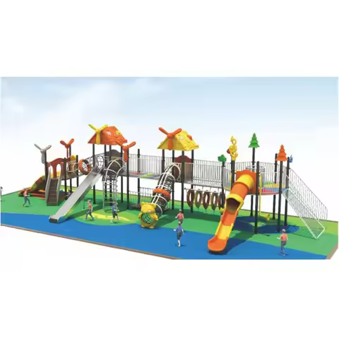 Custom Commercial Outdoor Slide for Kids - ASTM/CE Certified Playground Equipment for Parks & School