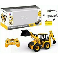 Ready Stock 🇲🇾 - JCB BACKHOE MAINAN JENGKAUT Double E RC Excavator JCB Backhoe E589 1/20 2.4G jcb 4c