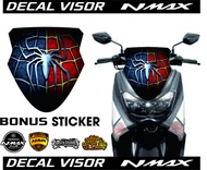 DECAL STICKER NMAX VISOR STILE CUSTOM ALL DECAL NMAX PISOR CUSTOM STRIPING VISOR MOTIF