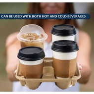 4-Hole Paper Tray For 4 Cups Of Coffee