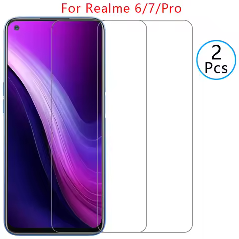 protective tempered glass for realme 6 7 pro screen protector on realme6 realme7 6pro 7pro 4g 5g fil