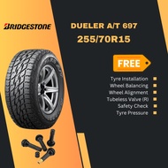 NEW TYRE 255/70R15 DUELER AT 697 BRIDGESTONE