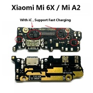 Xiaomi Mi 6X / Mi A2 ( M1804D2SG , M1804D2SI ) USB Data Charge Charging Port PCB Dock Mic Board For Repair