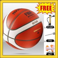 mountaineering ♧Molten Basketball Ball Original BG4500 BG5000 GG7X GR7 Bola with Free Pump Net Outdo