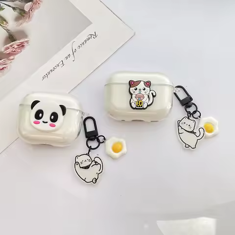 Panda case For Beats Fit Pro Case Powerbeats Pro2 Silicone Earphone Cover For Beats Studio Buds fund
