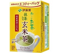 F16564 伊藤園好味抹茶入玄米茶茶包 20 袋入 38g 此日期前最佳：2027年01月31日