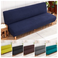 Armless Sofa Cover Stretch Spandex Sofa Bed Slipcover Folding Couch Sofa Futon Cover Without Armrests Furniture Protector for Living Room Pets Children