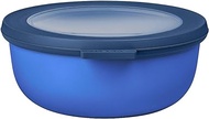 Mepal - Multi Bowl Cirqula Round - Storage Container with Lid - Suitable as Airtight Storage Box for the Fridge, Microwave Tableware &amp; as Food Storage Containers - 750 ml - Vivid Blue