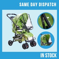 Stroller Rain Cover Stroller Accessories Weatherproof Cover Raincoat Cover Windshield Penutup Hujan 