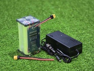 แบตลิเธียม 4s 15,000mah.( BMSใหญ่) (แพ็ค2x2) แบต+ที่ชาร์จ 12.8v - 14.6v LiFePO4 32140 แบตเตอรี่