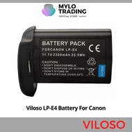 Viloso LP-E4 Battery For Canon EOS 1Ds Mark III IV 1DX 1Ds3 1D3 1D4