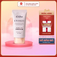 D'Alba Waterfull Tone Up Sun Cream SPF 50+ 50ml - d alba pink sunscreen