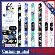 [Wholesale] Bluey Printed Electronic Watch Bracelet/Children's Electronic Watch