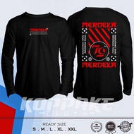 INDEPENDENCE T-shirt for the 79th Anniversary of the Republic of Indonesia Streetwear v6 Long Sleeve