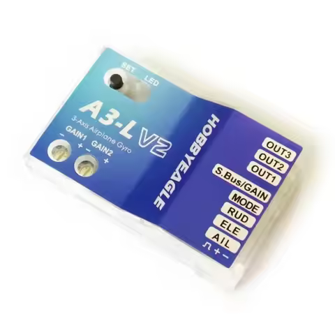HobbyEagle A3 A3-L V2 6-Axis Airplane Gyro & Stabilizer Flight Controller for RC FPV Airplane Fixed-