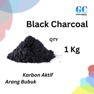 KARBON AKTIF / BLACK CHARCOAL / ARANG BUBUK 1KG