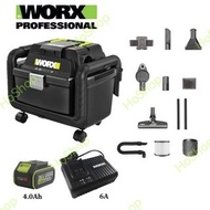 (香港WORX威克士總代理行貨)WORX 威克士 WU037.1 20V 鋰電無刷吸/吹塵/水機(乾/濕)充電套裝 - Cordless Lithium Brushless Vacuum Cleane