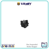 Vitally Bi-Fold One / Mini Replacement Duo Suspended Top Roller Stopper | Pintu Bilik Air | Roda Pintu Lipat
