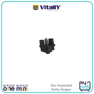Vitally Bi-Fold One / Mini Replacement Duo Suspended Top Roller Stopper | Pintu Bilik Air | Roda Pin