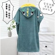 Cute Hooded Towel Dinosaur Design Kids Children Bath Towel Kid Ponchos Kids beach swim towel Infant 