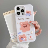Mobile Phone Case For PocoC85 Redmi15C Model 2-Layer Cartoon Shockproof Clear Print From Thailand!! 