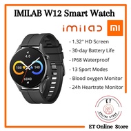 (Ramadan promosi) IMILAB W12 Smart Watch, Blood Oxygen, Heart Rate Monitor, 13 sports mode, IP68 waterproof
