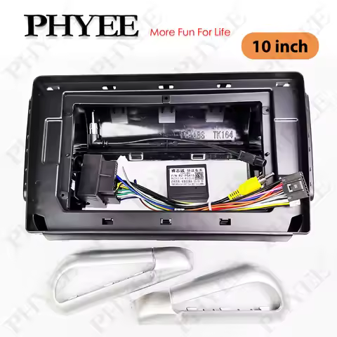10" Android Radio Panel Frame for Peugeot 208 2008 (2015 to 2019), Wiring Harness Adapter, CAN Bus D