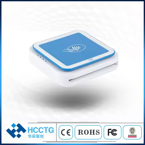 Portable Bluetooth 3 in 1 Mobile Smart Emv Chip Credit Card Reader for E-Payment I9