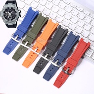 Rubber watchband adapts to Casio g-shock g-steel GST-B100 GST-210 GST-S300 GST-S110 GST-S100 men's silicone watchband waterproof pin buckle watch chain accessories