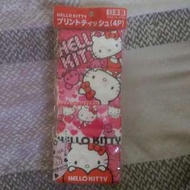 日本限定販售-hello Kitty袖珍面紙4包入
