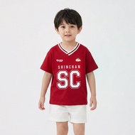 CACO-Crayon Shin-Chan V-Neck Sports Top ‧ Parent-Child Style-Child [L3SC015]