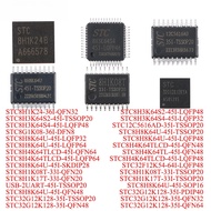 5-10pcs STC8H1K24 STC8H3K64S2 STC12C5616AD STC8G1K08 STC8H8K64U STC8H4K64TLCD STC8H8K64U STC32F12K54