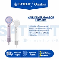 GAABOR HDM-02 Hair Dryer - Foldable Travel Hair Dryer, Strong Wind & Low Noise, 2 Heat Modes