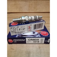 NGK IRIDIUM PLUG { CR8EIX } NINJA250/R25/VERSYS/Z800/Z250/ER6 {READY STOCK}