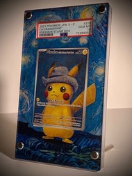 PSA評分卡專用UV&濕度保護架 Pikachu x Van Gogh with Grey Felt Hat