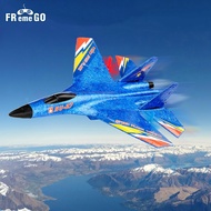 เครื่องบินรบบังคับวิทยุ FREMEGO 2.4G เครื่องบิน RC SU-27เครื่องบินรบเครื่องร่อนควบคุมระยะไกลเครื่องบินโฟมเครื่องบินรบของเล่นสำหรับเด็ก