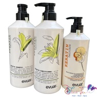 [ NA ] Evuar Keratin premium hair restoration shampoo and conditioner Combo
