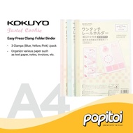 PROMO Kokuyo Easy Press Clamp Folder Binder A4 Plastik Jilid Buku File NEW