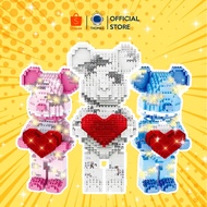 Bearbrick 3D Model Assembly Lego As Decorative Gift With LED Light