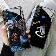 TS-70 Trafalgar Law Zorro HD Glass Casing for Oppo Reno 12F 13F F27 Realme 5 5i 5S 3 3i 6i 7 C65 Nar