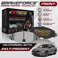 Brakeforce Extreme Carbon Ceramic Front Brake Pads For Volkswagen Jetta 2017 Up To Present Model