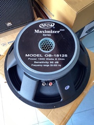 ดอกลำโพง18นิ้วโครงหล่อ โอบอ้อม Maximizer OB-18125 1500W ว๊อย5นิ้ว