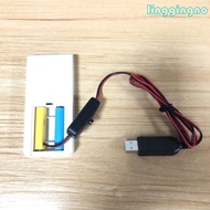 RR USB Power Supply Cable for AAA Battery Replace 2 AAA Battery for Games Remotes