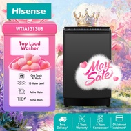 Hisense 13/14kg Top Load Washing Machine / Magic Filter/Tub Clean /Power Soak/ Black - WTJA13/1413UB