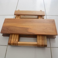 [HM13] meja belajar lipat multifungsi meja kayu kayu jati -