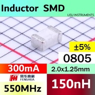 150nH 0805 300mA 5% 550MHz Inductor Chip Fixed High Frequency Multilayer Ceramic Inductor 0.15uH VHF